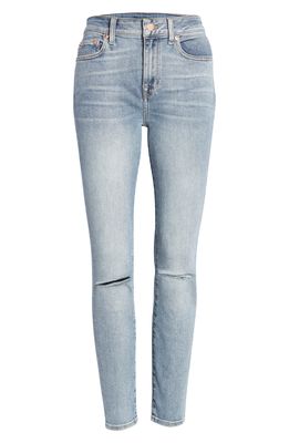 Modern American Soho Ripped High Waist Skinny Jeans in Astoria