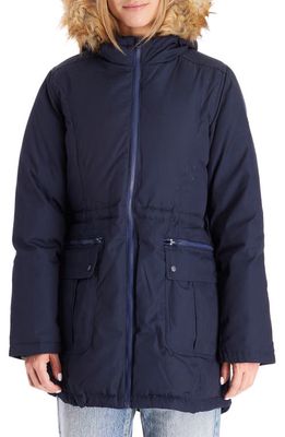 Modern Eternity Convertible Down 3-in-1 Maternity Jacket in Navy 