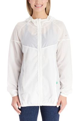 Modern Eternity Waterproof 3-in-1 Maternity Windbreaker in Eggshell