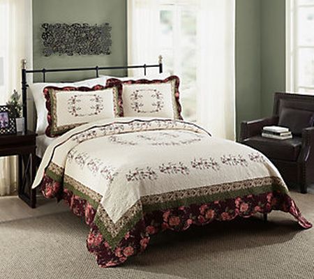 Modern Heirloom Brooke Full/Queen Quilt Set - 3 Piece