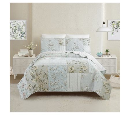 Modern Heirloom Claire 2-Piece Twin Quilt Set