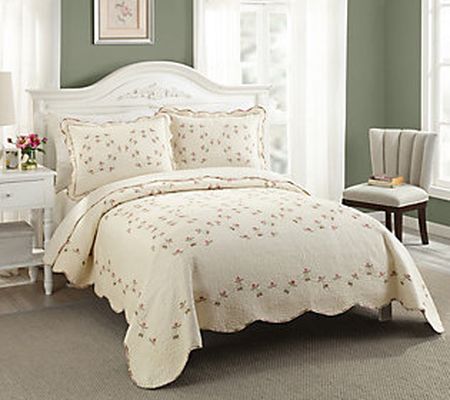 Modern Heirloom Felisa Full/Queen Quilt Set - 3 Piece