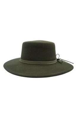 MODERN MONARCHIE Cordobés Wool Hat in Olive Green