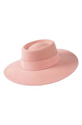 MODERN MONARCHIE Wool Cordobes Hat in Pink