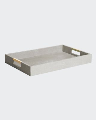 Modern Shagreen Desk Tray