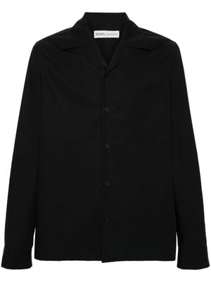 MODES GARMENTS camp-collar poplin shirt - Black