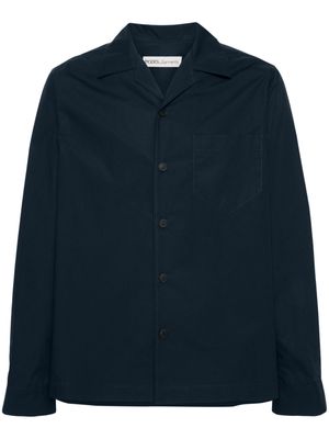 MODES GARMENTS camp-collar poplin shirt - Blue