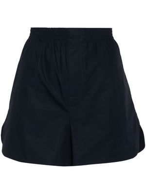 MODES GARMENTS elasticated-waistband cotton shorts - Blue