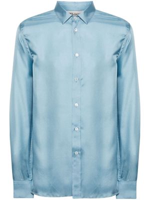 MODES GARMENTS lightweight silk shirt - Blue