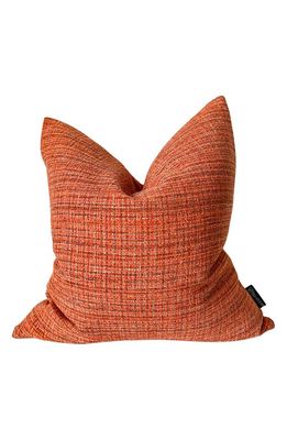 MODISH DECOR PILLOWS Tweed Pillow Cover in Orange Tones