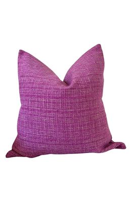 MODISH DECOR PILLOWS Tweed Pillow Cover in Purple Tones