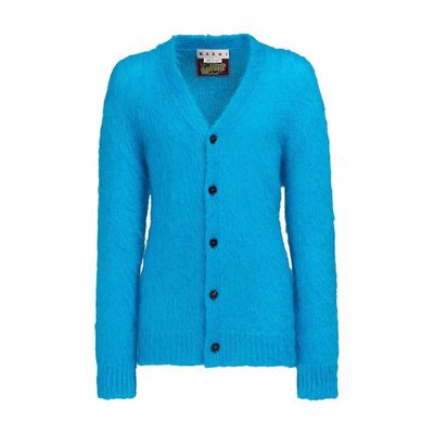 Mohair And Wool Cardigan