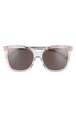 Mohala Eyewear Keana 54mm Medium Nose Bridge Medium Width Polarized Square Sunglasses in Lilac Quartz