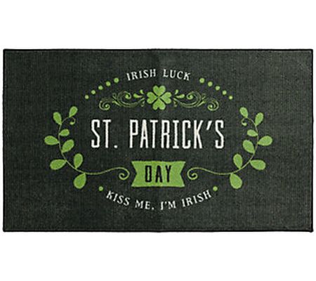 Mohawk Home Irish Luck Black 2'6" x 4'2" Area R ug