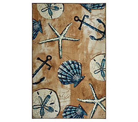 Mohawk Prismatic Tide Pool Shells 8' x 10' Area Rug