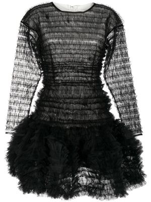 Molly Goddard Bianca ruffled-tulle dress - Black