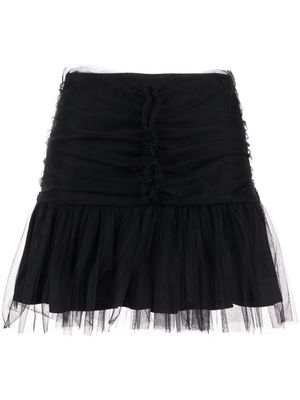 Molly Goddard Clio ruffled miniskirt - Black