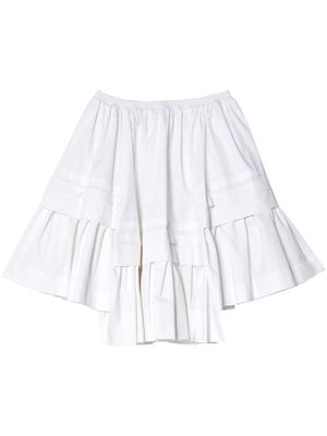 Molly Goddard Rosemary cotton-poplin skirt - White