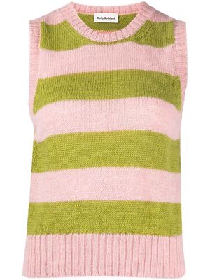 Molly Goddard striped sleeveless jumper - Pink