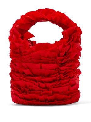 Molly Goddard Zahara layered ruffled mini bag