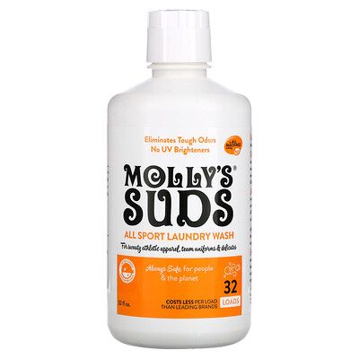 Mollys Suds Laundry Wash, All Sport - 32 fl oz