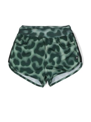 Molo abstract-pattern shorts - Green