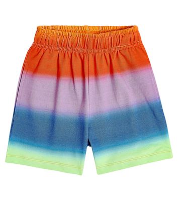 Molo Adian striped cotton Bermuda shorts