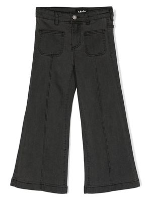 Molo Adina high-waist flared trousers - Grey