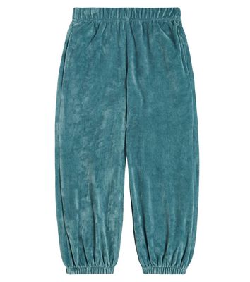 Molo Adriana cotton-blend velour sweatpants