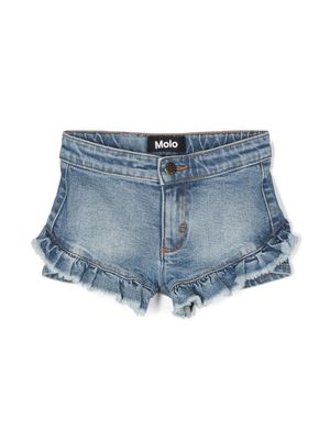 Molo Agnetha denim shorts - Blue