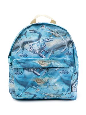 Molo all-over graphic-print backpack - Blue