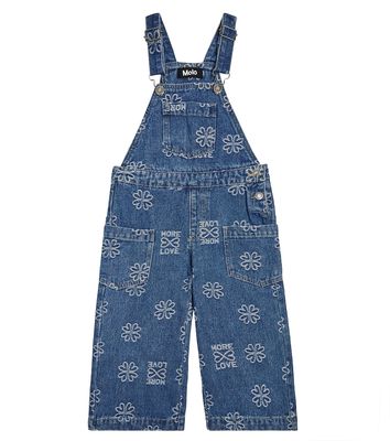 Molo Amber embroidered denim overalls