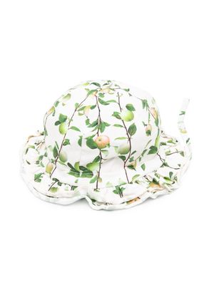 Molo apple-print hat - Neutrals