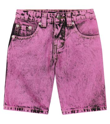 Molo Art denim Bermuda shorts