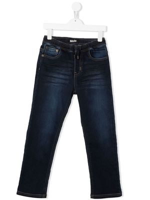 Molo Augustino low-rise straight-leg jeans - Blue