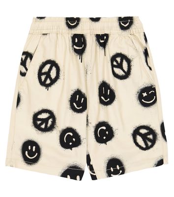 Molo Avart Peace Smile cotton shorts