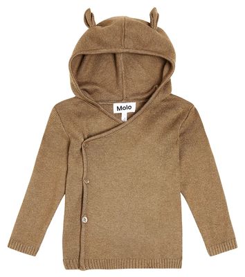 Molo Baby Bobby cotton and wool cardigan