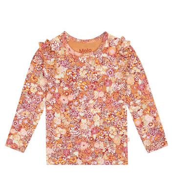 Molo Baby Emma floral cotton jersey top