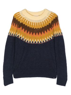 Molo Bae striped sweatshirt - Blue