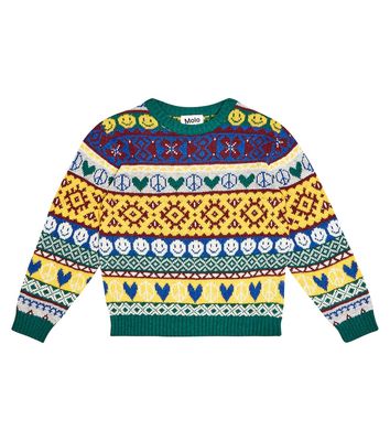 Molo Barrie intarsia wool-blend sweater