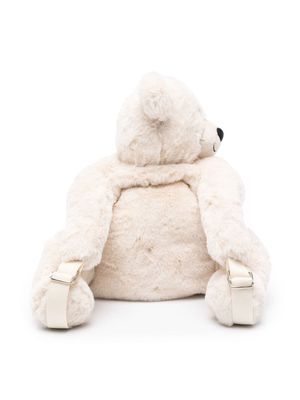 Molo bear-motif padded backpack - Neutrals