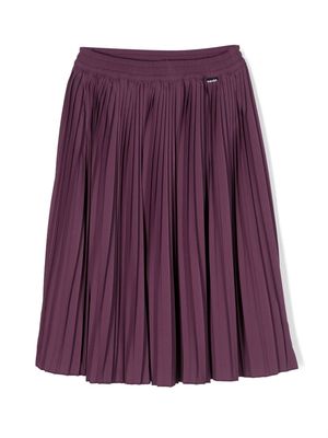 Molo Becka pleated midi skirt - Purple
