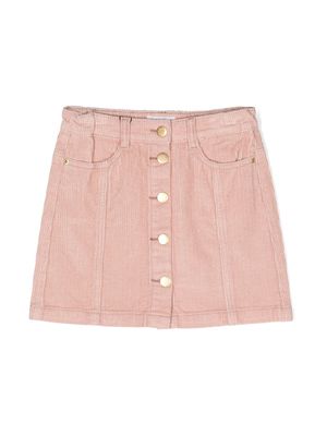Molo Bera ribbed-detail skirt - Pink
