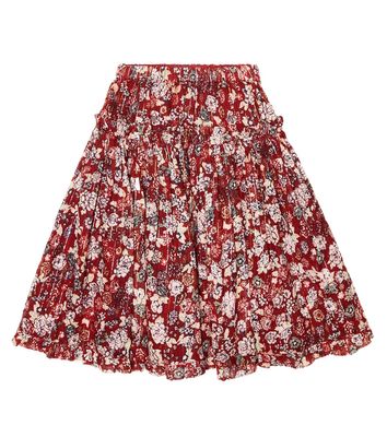 Molo Berit floral cotton skirt