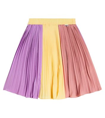 Molo Bess colorblocked pleated skirt
