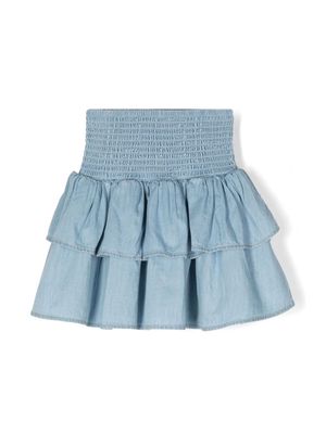 Molo Bonita organic cotton mini skirt - Blue