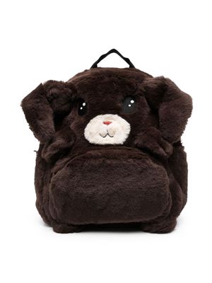 Molo bunny furry backpack - Brown
