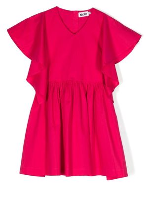 Molo Christiana flutter-sleeve dress - Pink