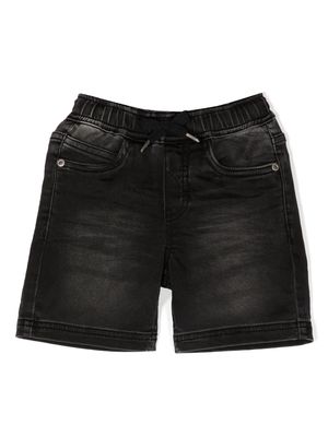 Molo cotton-blend denim shorts - Black