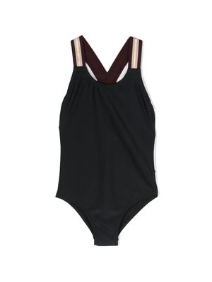 Molo criss-cross strap swimsuit - Black